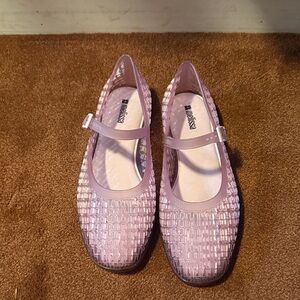Melissa Light Pink Jelly Flats